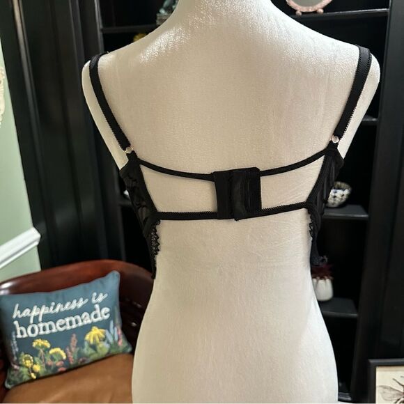 Rachel by Rachel Roy Black Lace Bra Size 38C NWOT - Picture 4 of 11